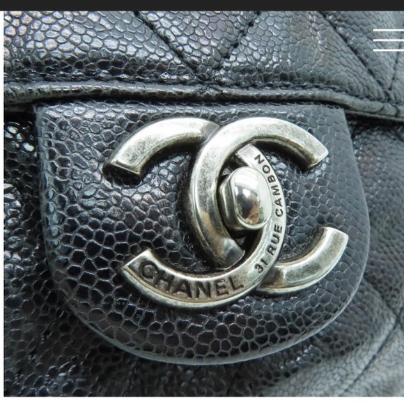 💎 BEAUTIFUL 💎 FLAP CAVIAR CHANEL CROSSBODY BAG - Picture 6 of 14